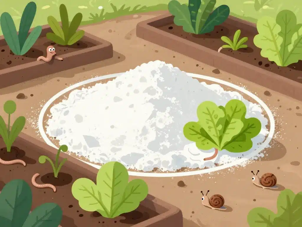 bicarbonate de soude contre les escargots application autour des plantes