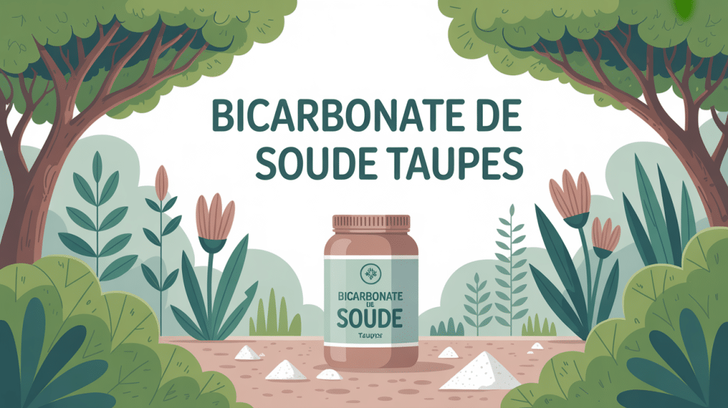bicarbonate de soude contre les taupes boite taupiniere