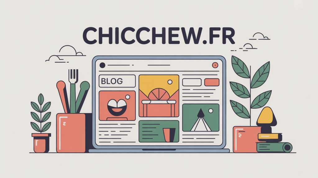 Illustration organisation blog chicchew.fr