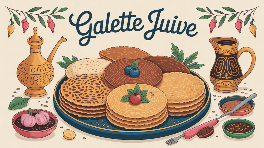 galette juif différentes traditions en illustration