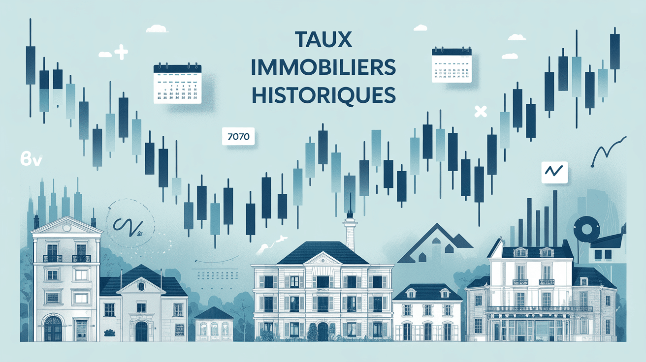 historique taux immobilier 1970 évolution France
