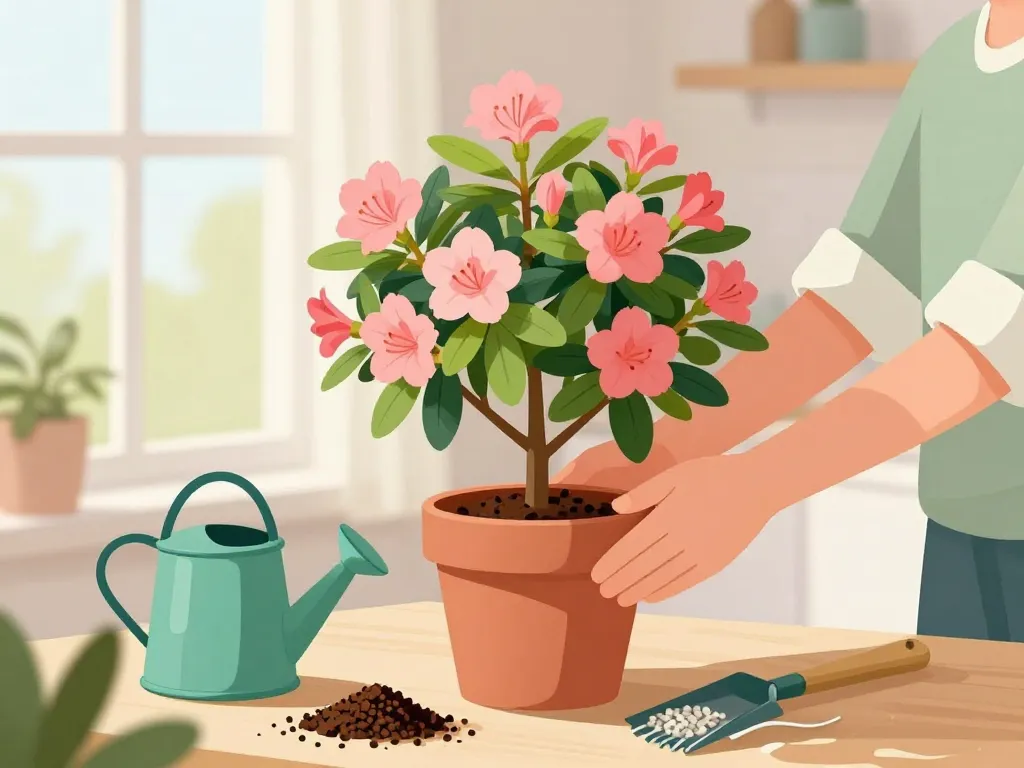 installation rhodo simsii pot et entretien maison