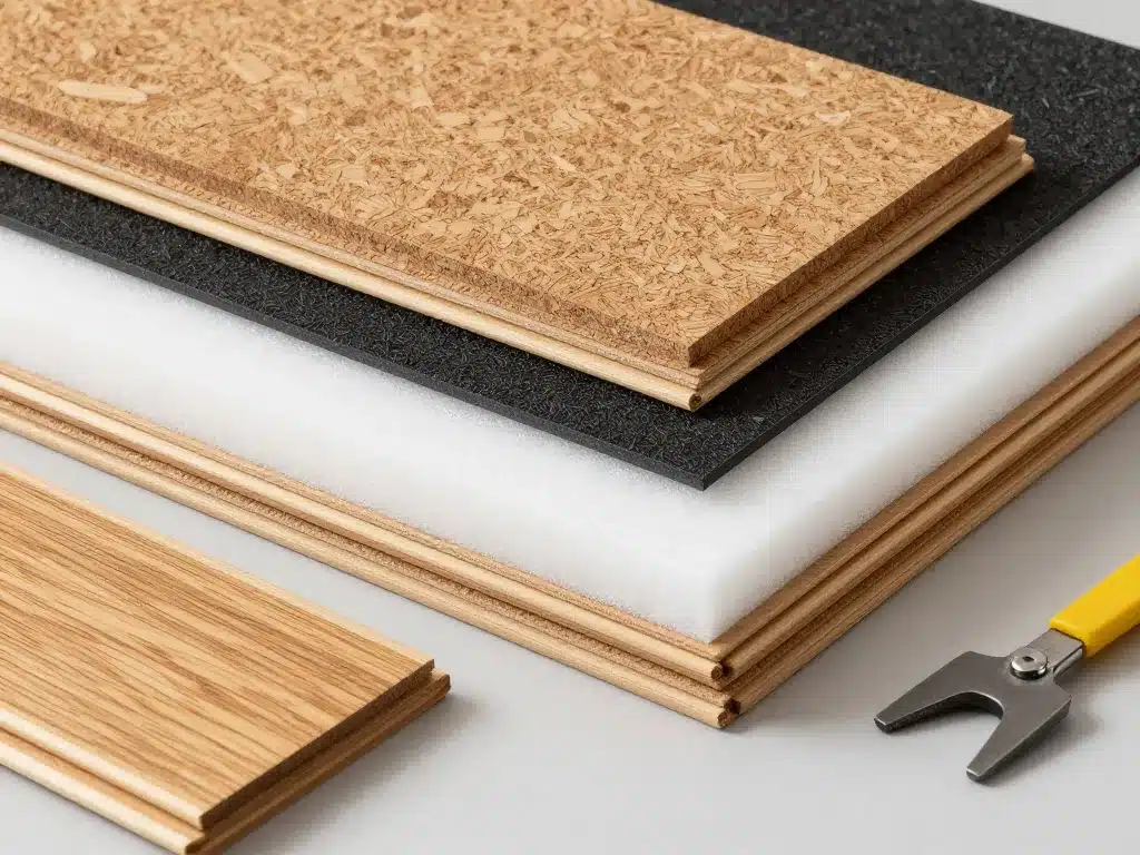 sous-couche isolation phonique parquet liège mousse caoutchouc