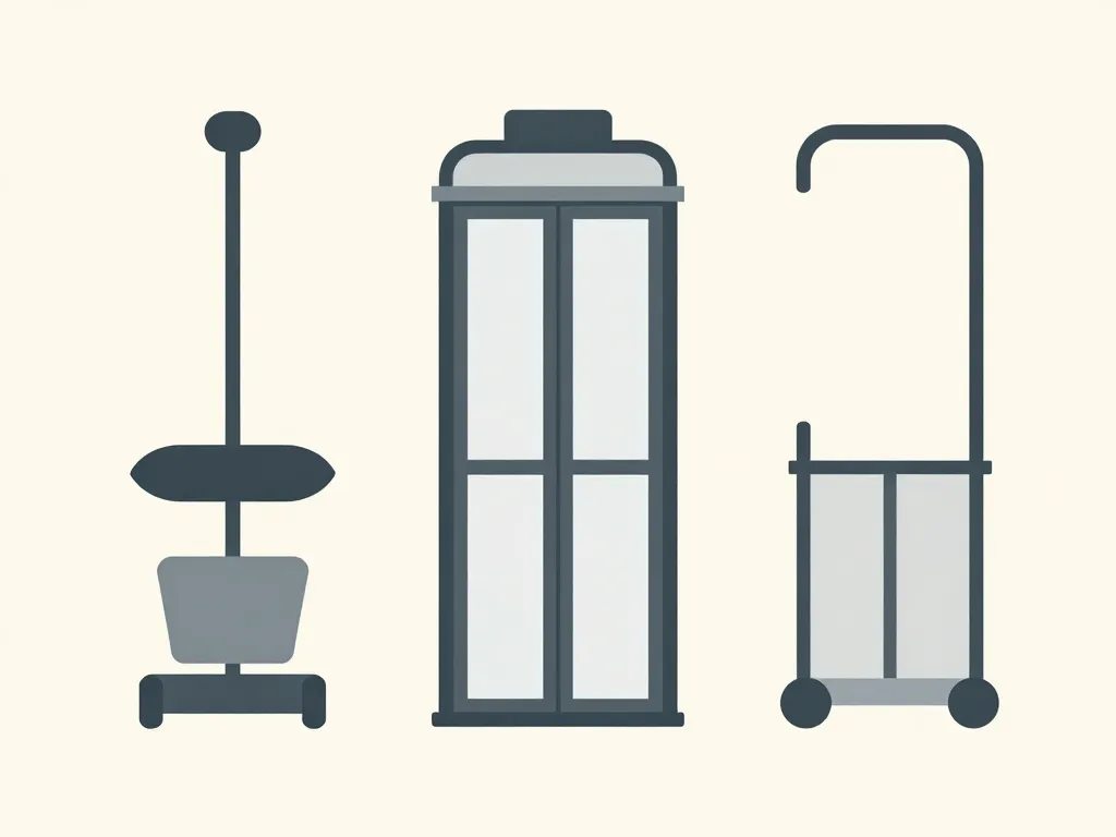 Schéma différences monte charge maison et élévateur