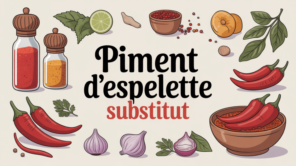 remplacement piment d'espelette en cuisine familiale