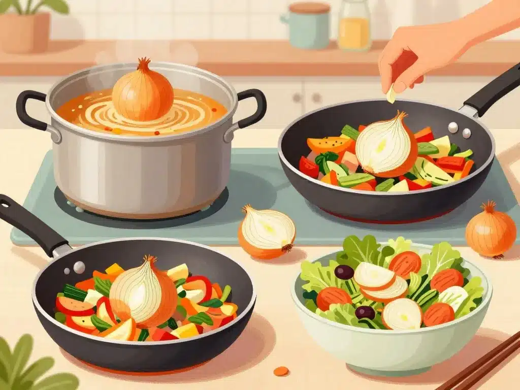 poid 1 oignon selon plat cuisine