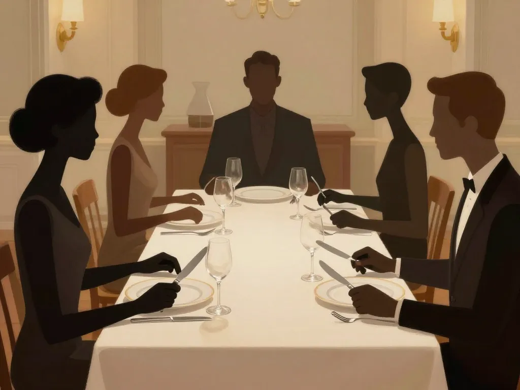 Position des couverts dans l'assiette bonne etiquette table