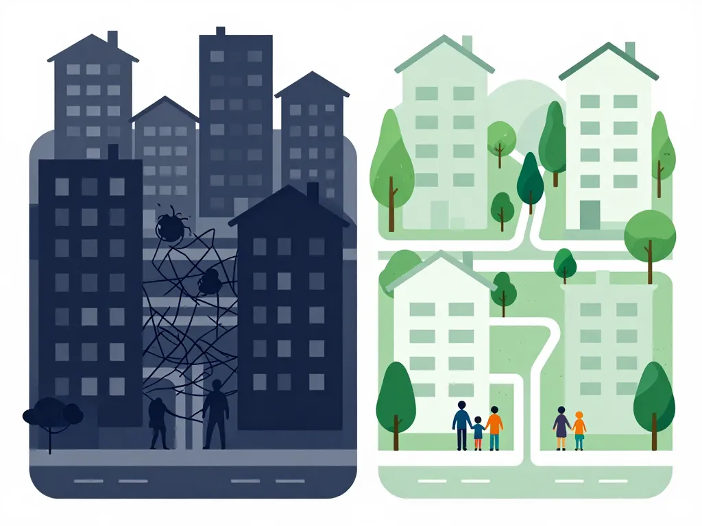 comparaison quartier à éviter la seyne-sur-mer familles et immeubles