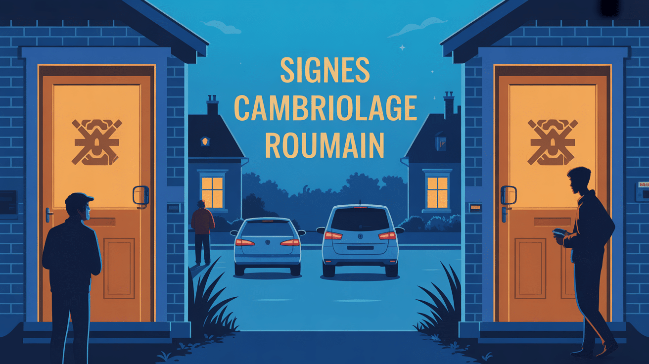 illustration signe cambriolage roumain quartier portes