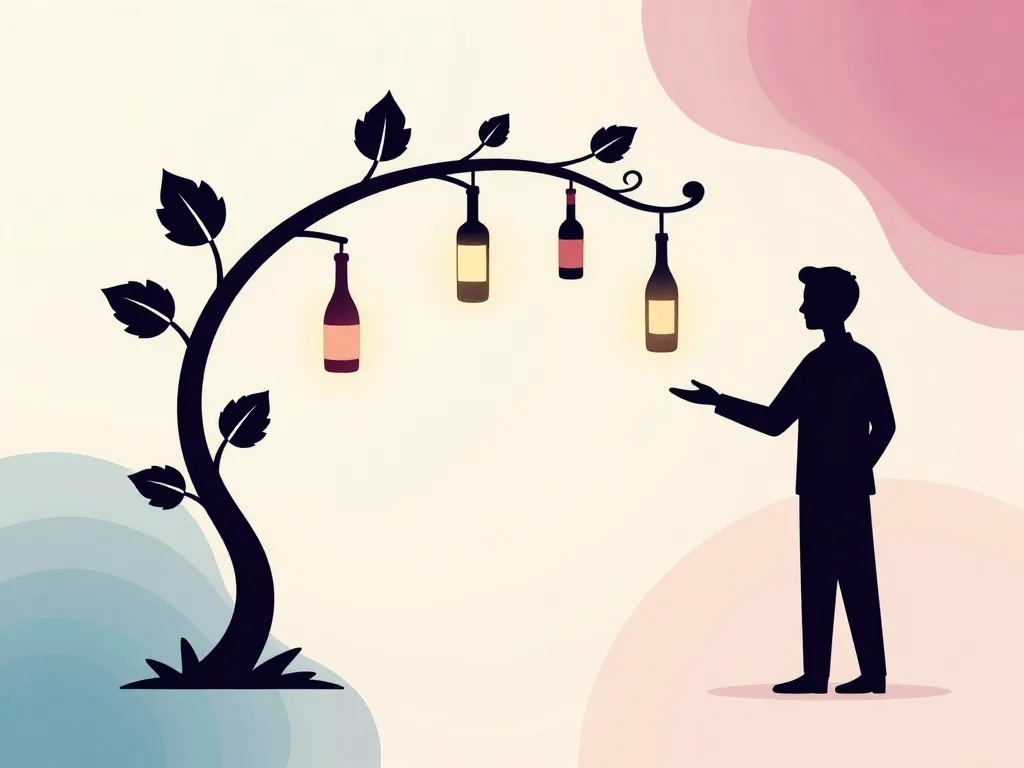 scène sommelier personnalisé guidant choix vins