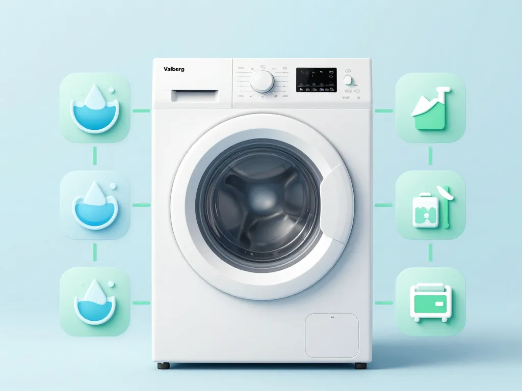 valberg avis machine à laver diagramme consommation fonctionnalités