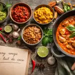 recette avec pate de curry rouge au lait de coco