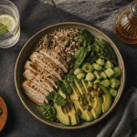 aliment pour perdre le ventre sur table en bois