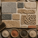 facade pierre apparente outils traditionnels et pierres