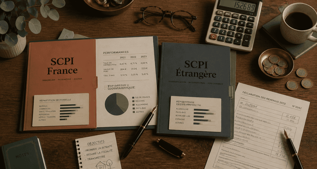 fiscalité SCPI étrangère dossiers et déclaration