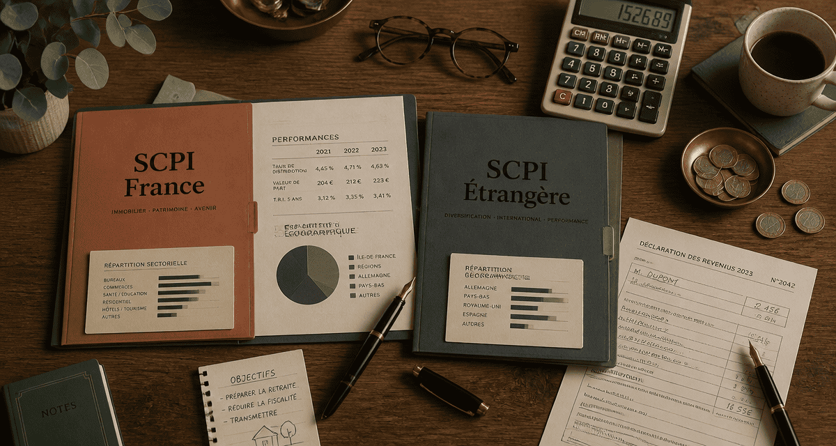 fiscalité SCPI étrangère dossiers et déclaration