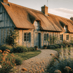 longere normandie authentique vue jardin