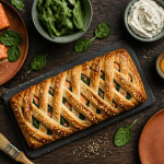 recette avec de la pate feuilletee saumon epinards
