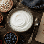 regime au fromage blanc bol et fruits