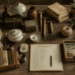 vide maison 63 table objets anciens