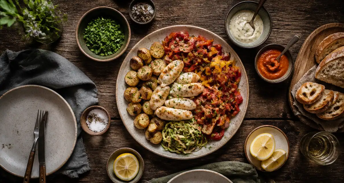accompagnement encornets légumes méditerranéens