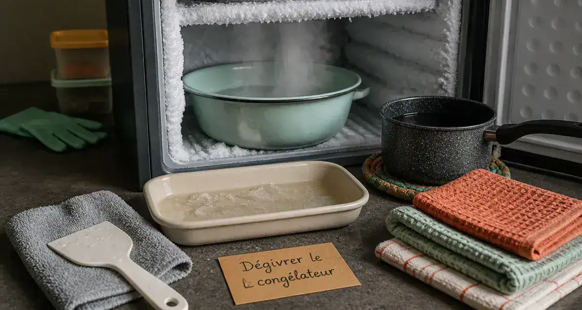 Comment dégivrer congélateur : réduire consommation d’énergie et givre