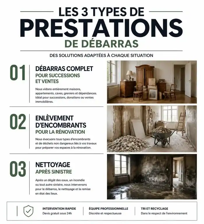 Infographie des services de débarras de maison dans le Tarn 81