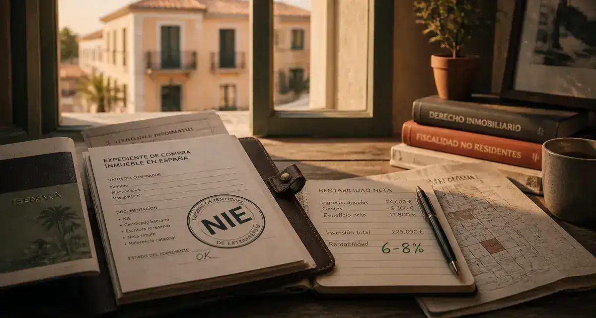 Investir en immobilier en Espagne : dossier NIE, rentabilité 6–8% et fiscalité