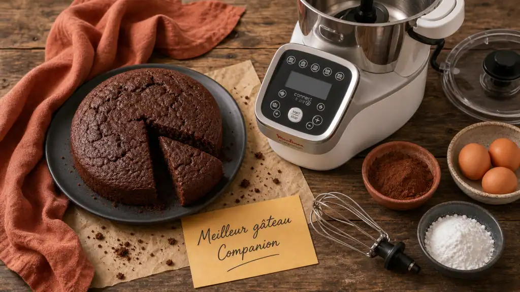 Meilleur gâteau au companion, gâteau moelleux au chocolat avec robot cuiseur