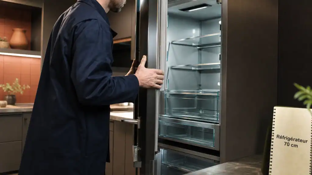 Meilleur réfrigérateur 70 cm largeur : gain de 100 litres, sans changer les meubles