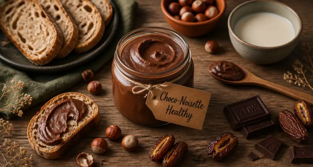 pate a tartiner healthy maison sur table petit dejeuner