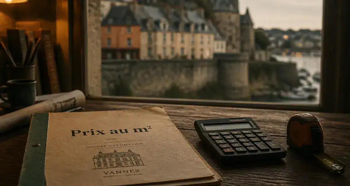 Prix immobilier Vannes : dossier prix au m², calcul et vue quartiers