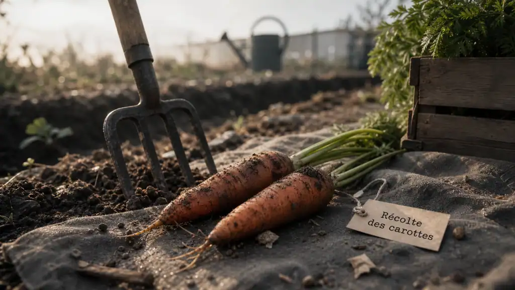 Quand recolter les carottes : racines fraîches, 180 jours max