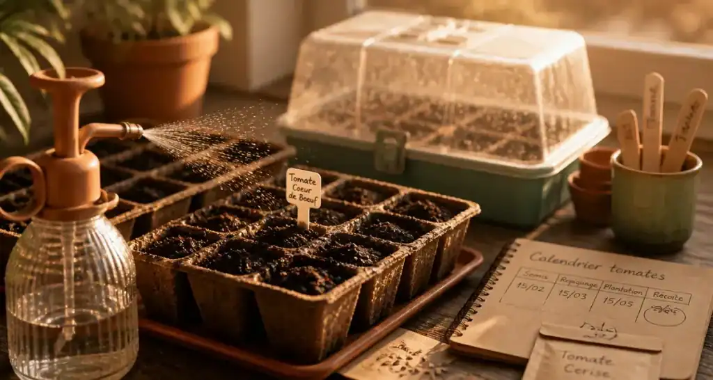 Quand semer graines de tomates : calendrier par région, semis en godets