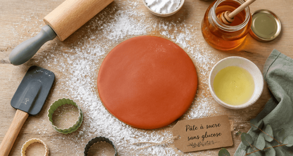 recette pâte à sucre sans glucose, pâte maison lisse et brillante