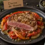 Recette thonine à la provençale : darne poêlée