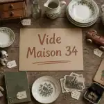 vide maison 34 table objets anciens