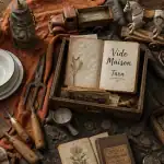 vide maison dans le 81 table brocante