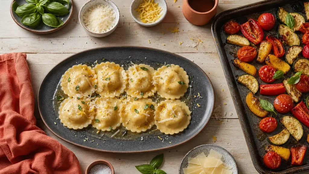 Que servir avec des raviolis ? Légumes de saison, sauce juste et menu léger