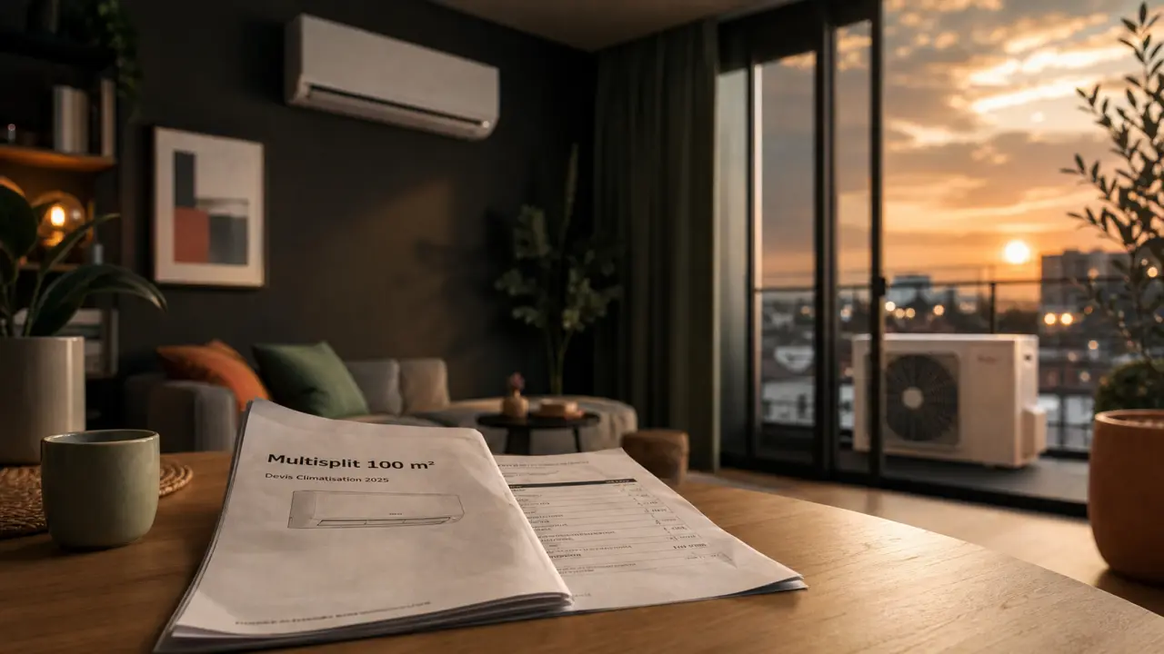 Prix climatisation maison 100m2 : devis 2025, split et unité extérieure