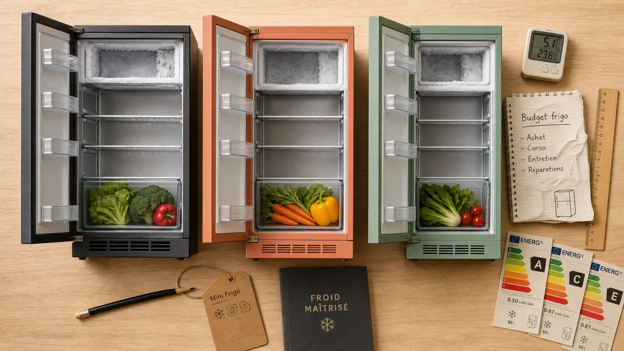 Prix petit frigo : mini frigos avec freezer et clayettes