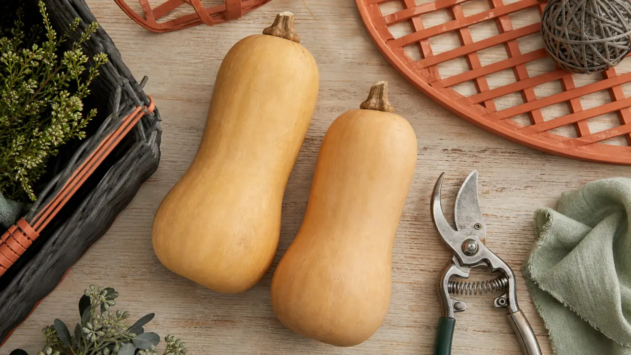 Quand cueillir les butternut : couleur et pédoncule mûrs