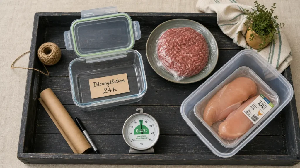 Viande décongelé combien de temps au frigo : 24 h ou 3 à 4 jours