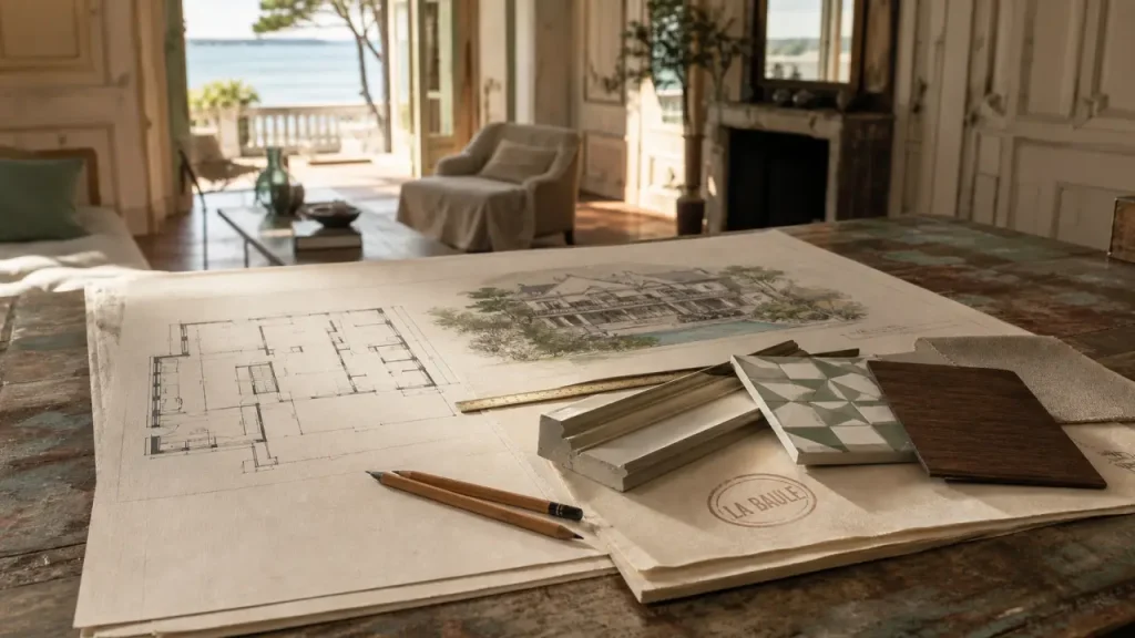 Architecte d’intérieur à La Baule : rôle, méthode et signes d’un projet maîtrisé