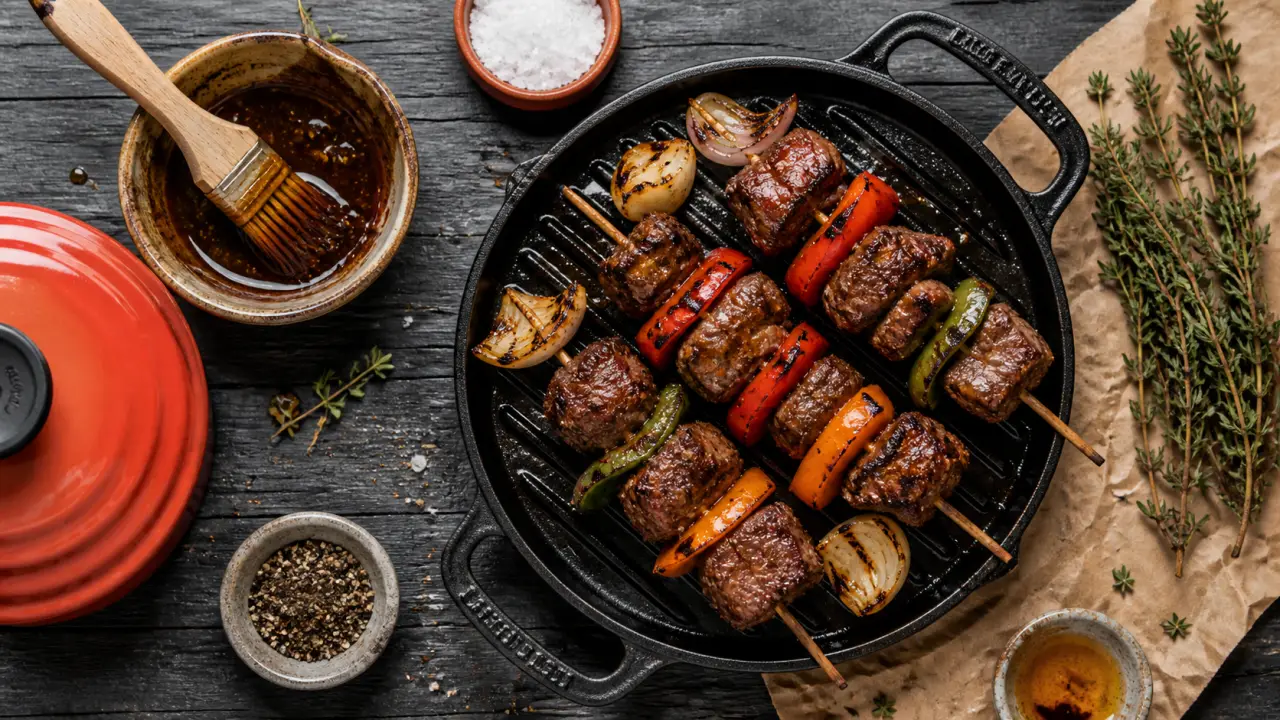 Barbecue viande : brochettes juteuses et cuisson maîtrisée