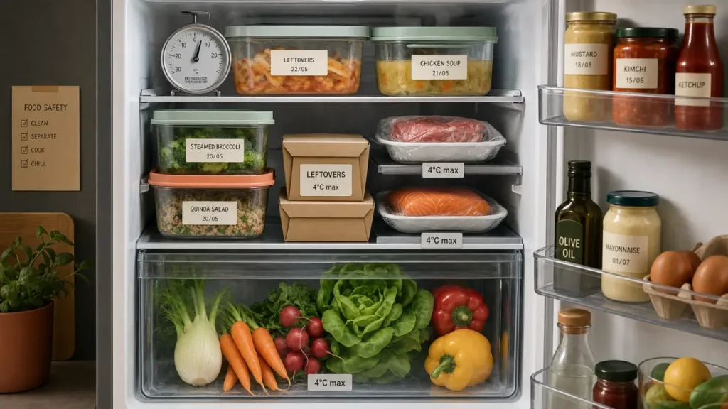 4 zones du frigo pour ranger chaque aliment au bon endroit et éviter le gaspillage