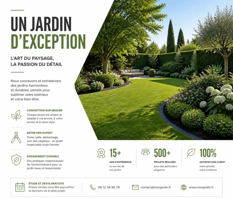 Résultat d'un entretien de jardin professionnel à Alençon