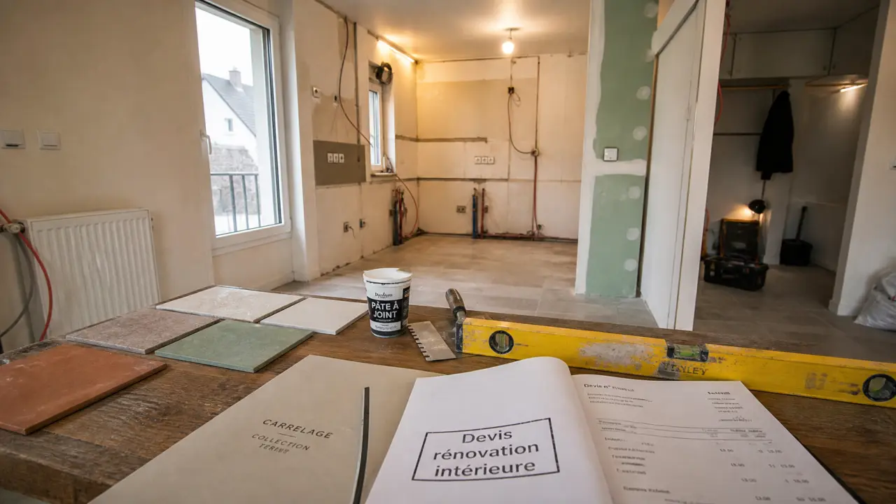 Rénovation intérieure bry sur marne : cuisine, appartement ancien et devis