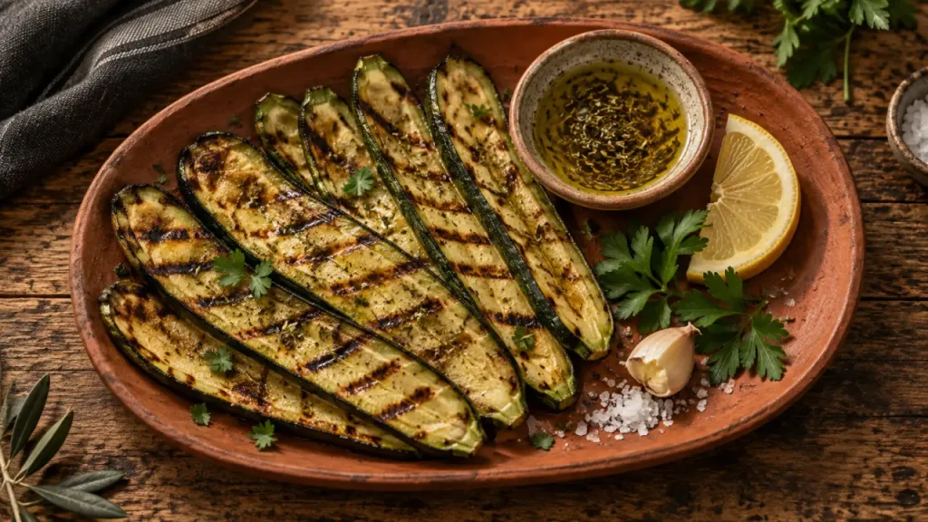 Courgette au barbecue : 5 mm d’épaisseur pour une chair fondante et bien grillée