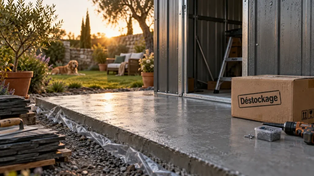 Abri de jardin en déstockage : prix cassés, mais à quelles conditions ?